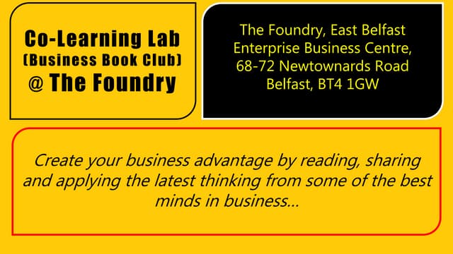 The Foundry Book Club - Lean Start Up Review