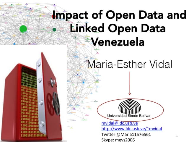 Presentación Prof. Maria Esther Vida. DataBootCampVE/31 octubre 2013