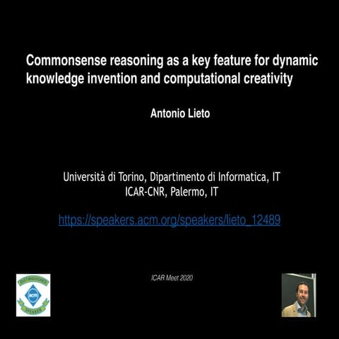Commonsense reasoning as a key feature for dynamic knowledge invention and co...