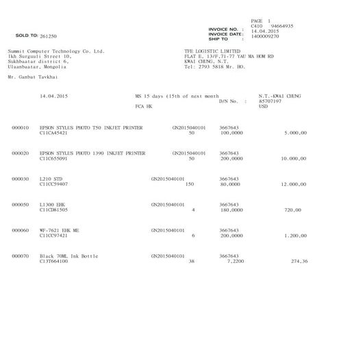 Invoice | PDF