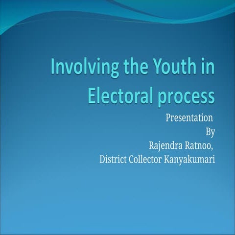 Involving Youth in Election Process.PPT a show