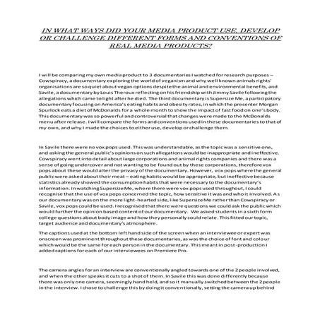 Inwhatwaysdidyourmediaproductuse