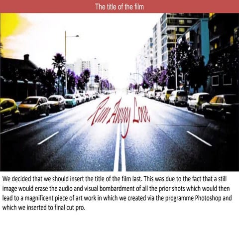 In what ways does your media product