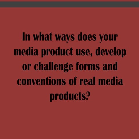 Forms and Conventions