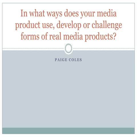 Question 1 - Paige Coles 