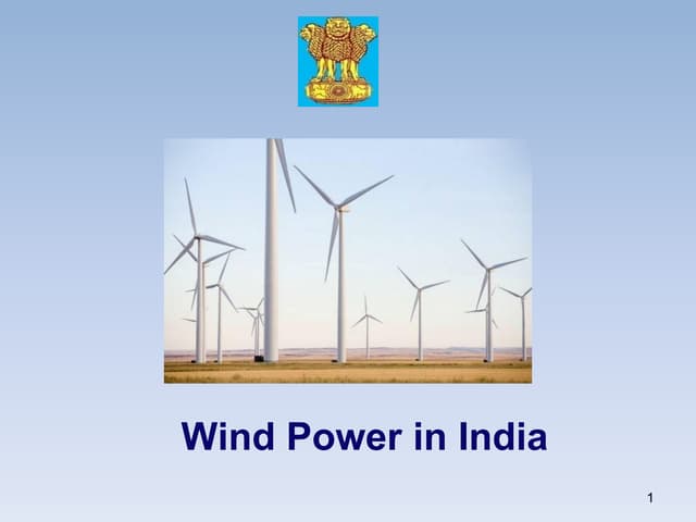 Wind Energy - Make In India, 2015