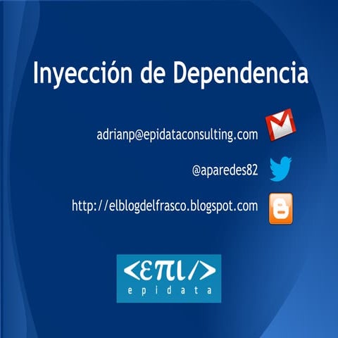 Inyección de dependencia