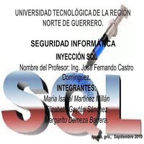 Inyeccion sql
