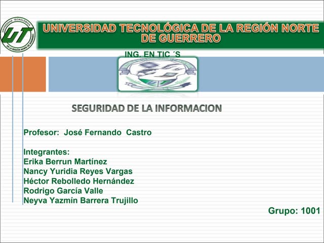 INYECCION SQL(SEGURIDAD DE LA INFORMACION)