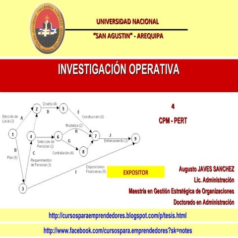 Io 4ta pert cpm ejercicio resuelto