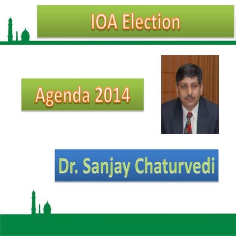 IOACON 2014 Election - Agenda
