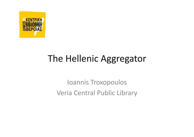The Hellenic Aggregator