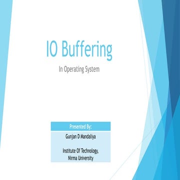 IO buffering