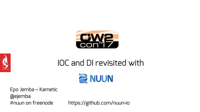 IOC and DI revisited with Nuun