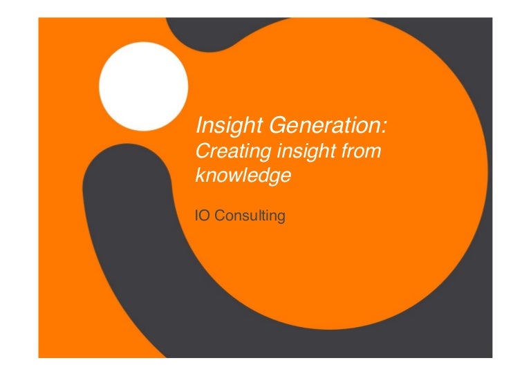 An Introduction To Successful Insight Generation – IYSAJP