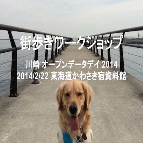 川崎オープンデータデイ2014 街歩きワークショップ