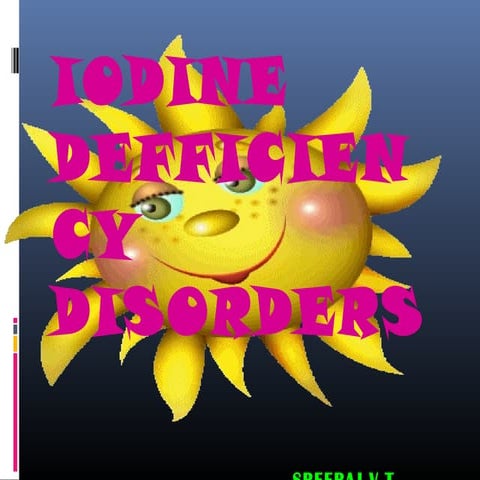Iodine defficiancy disorders