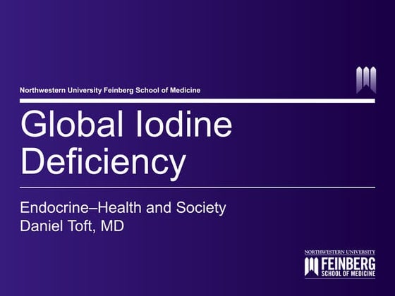 National iodine deficiency disorder control program | PPT