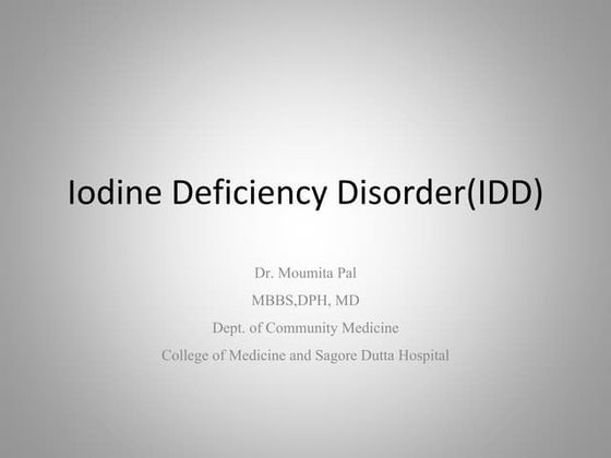 Iodine lecture jan2014 | PPT