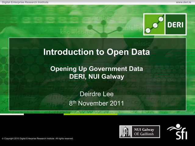 Introduction to Open Data