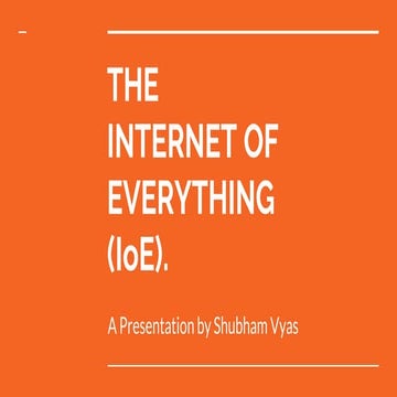Internet of Everything