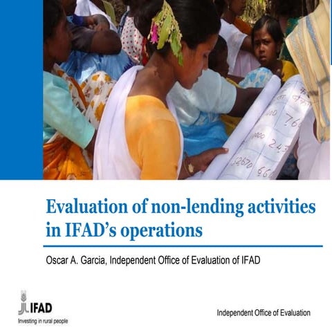 IFAD IOE: Evaluation of non-lending activities in IFAD’s operations