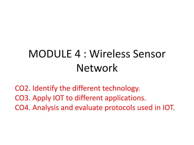 Ioe module 4