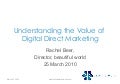 Understanding Digital Direct Marketing and Fundraising