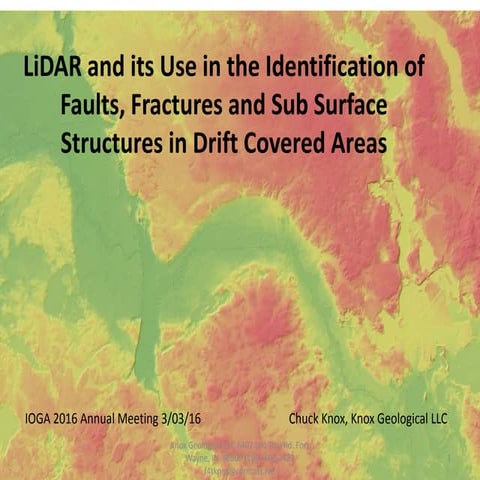 LiDAR and its Use in the Identification of Faults, Fractures and Sub surface ...