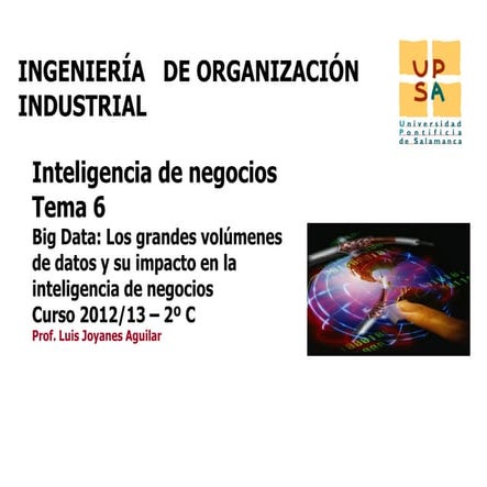 Big Data y su impacto en la Inteligencia de Negocios | PDF