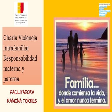 Power Point PrevencióN De La Violencia En La Familia | PPT