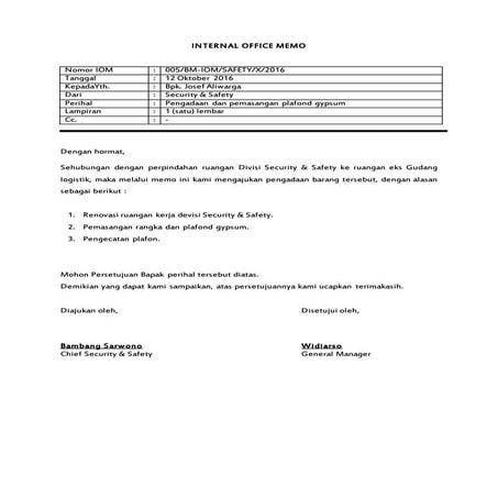 inter memo | PDF