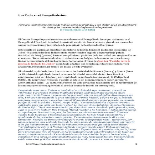 Iom terua en el evangelio de Juan