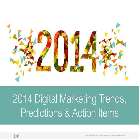 2014 Digital Marketing Trends