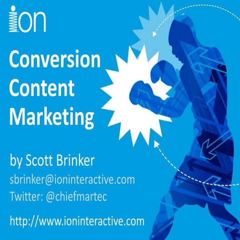 Conversion Content Marketing by Scott Brinker
