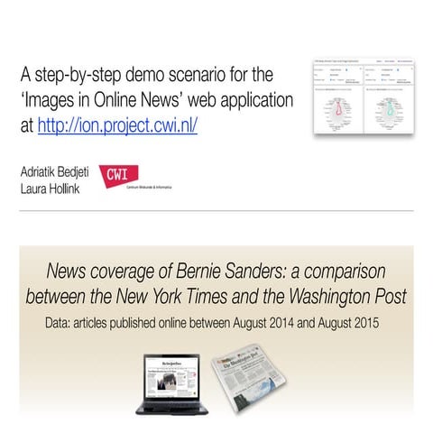 Images in Online News: demo scenario