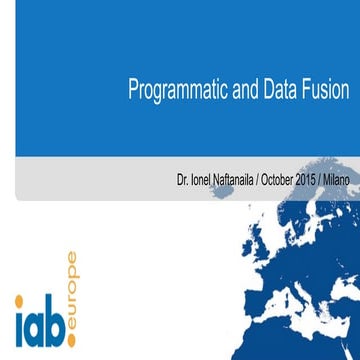 Programmatic - a high-level approach