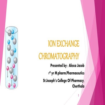 Ion Exchange Chromatography ppt
