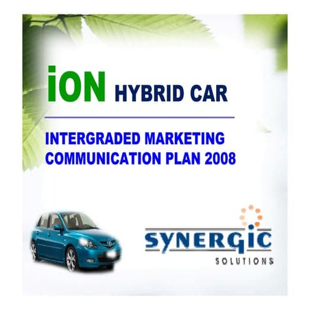 HYBRID CAR IMC Plan