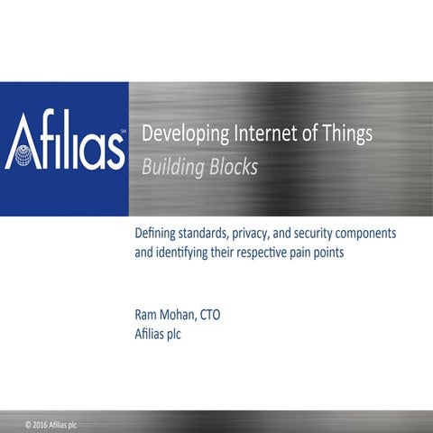 ION Hangzhou - Developing the Internet of Things (Morning Keynote)