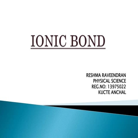 Ionic bond