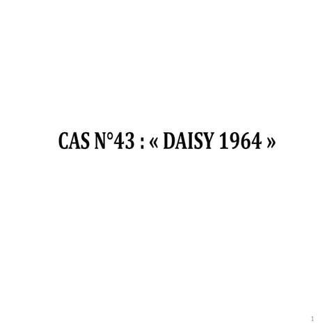 Le film Daisy 1964
