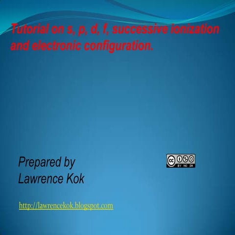 IB Chemistry on Ionization energy and electron configuration