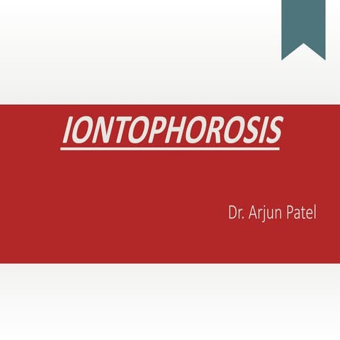 Iontophorosis 
