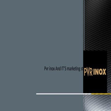 IONX AND PVR PRE AND POST COVID SCENARIO