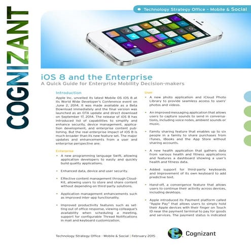 iOS 8 and the Enterprise