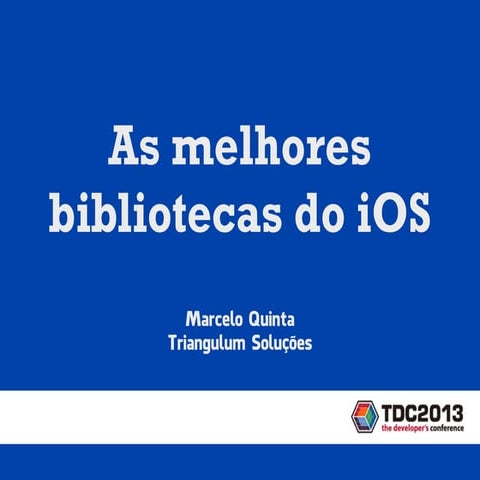 iOS libraries