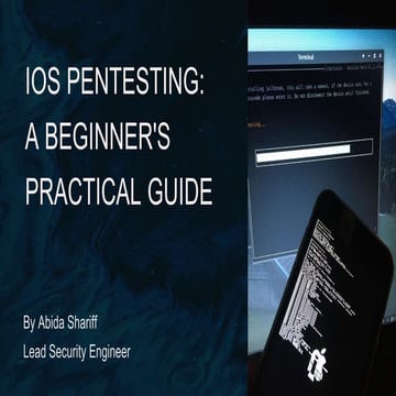 iOS Application Security And Static Analysis.pdf