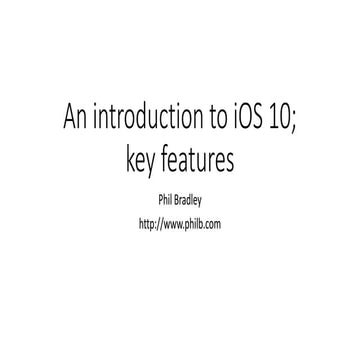 iOS 10
