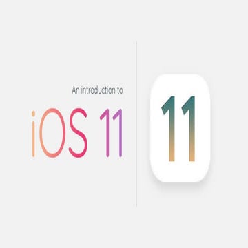 iOS 11 - Breakfast Briefing 
